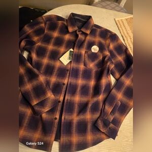 Men's Plaid Shirt Nomad Cozy Thermal Lined Flannel New Sz M